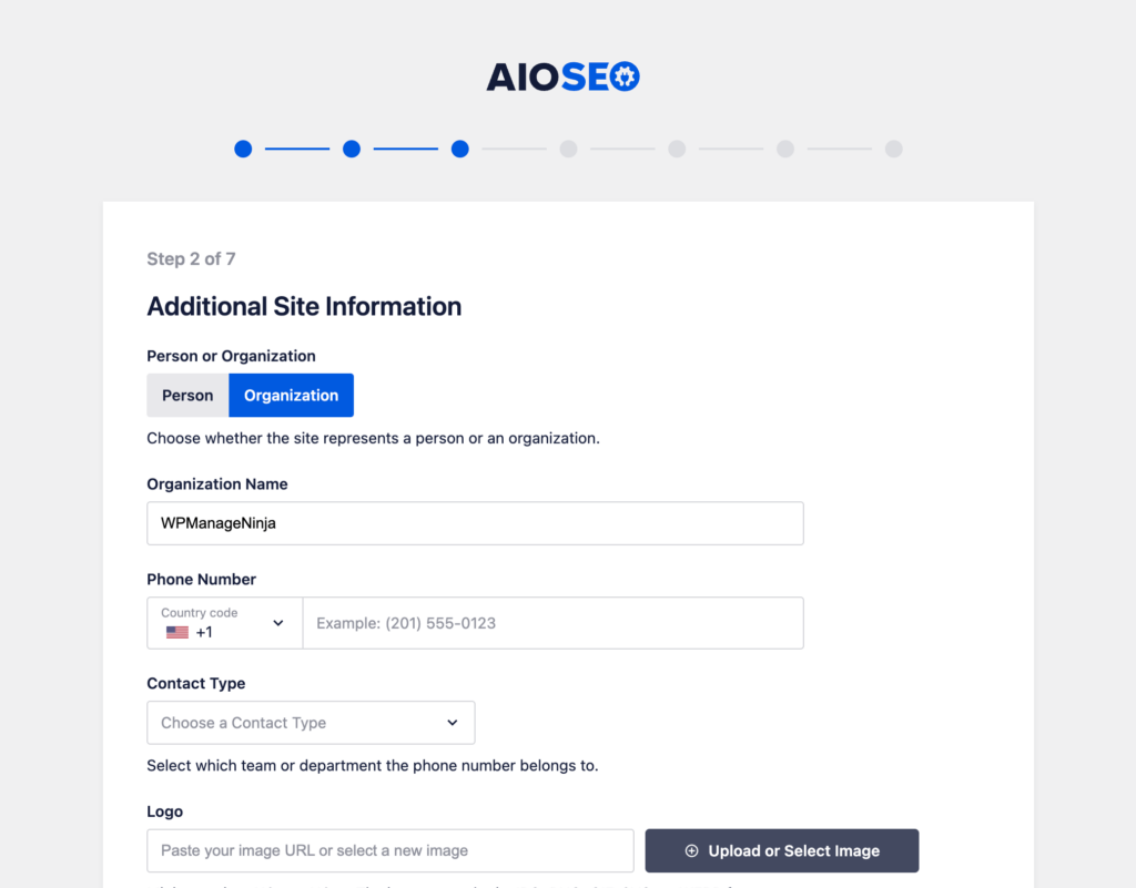 All in One SEO - provide additional site information