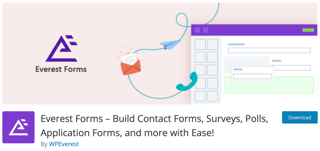 Everest Forms - Free WordPress form builder