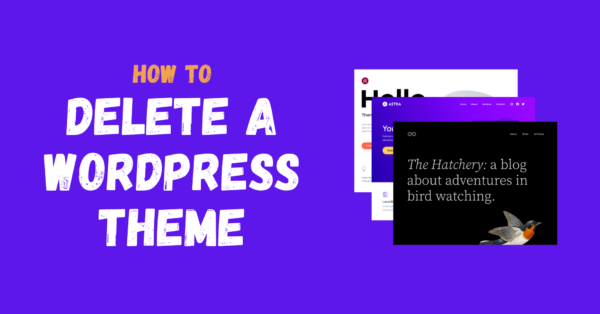 How to Delete a Theme in WordPress (3 Easy Ways)