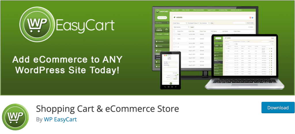WordPress Shopping Cart Plugins - WP EasyCart