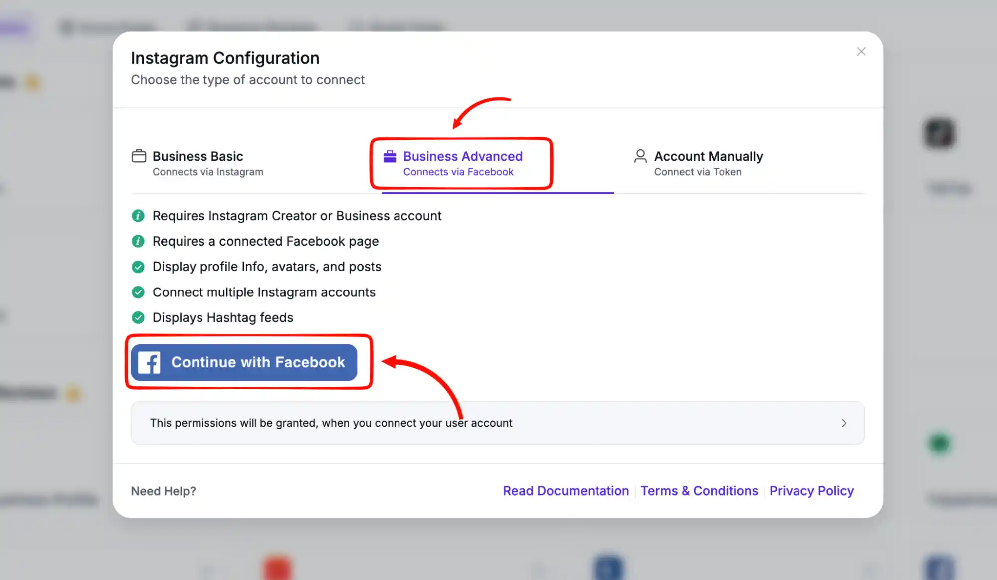 connect business advanced account
