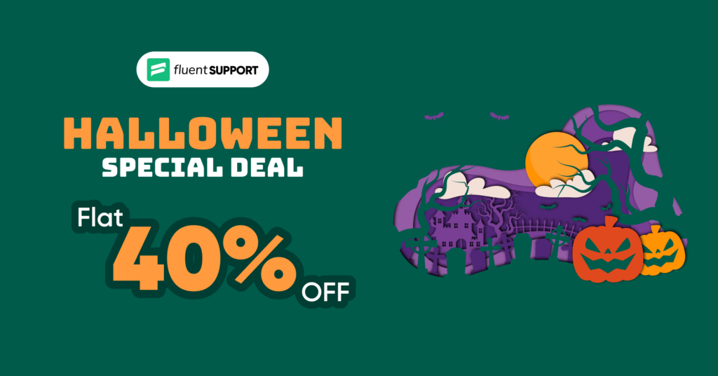 WordPress Halloween deal, FluentSupport