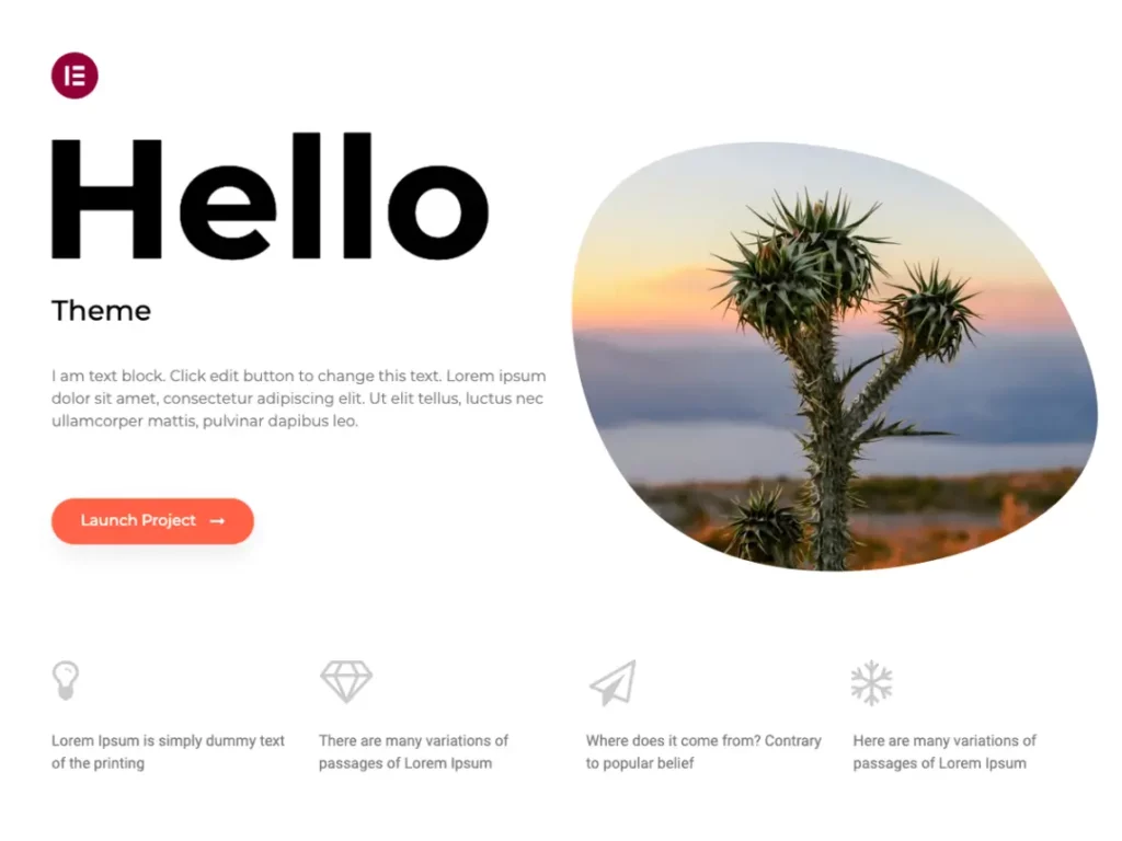 Hello Elementor - WordPress accessibility theme