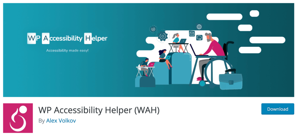 WP Accessibility Helper (WAH) - WordPress accessibility plugin