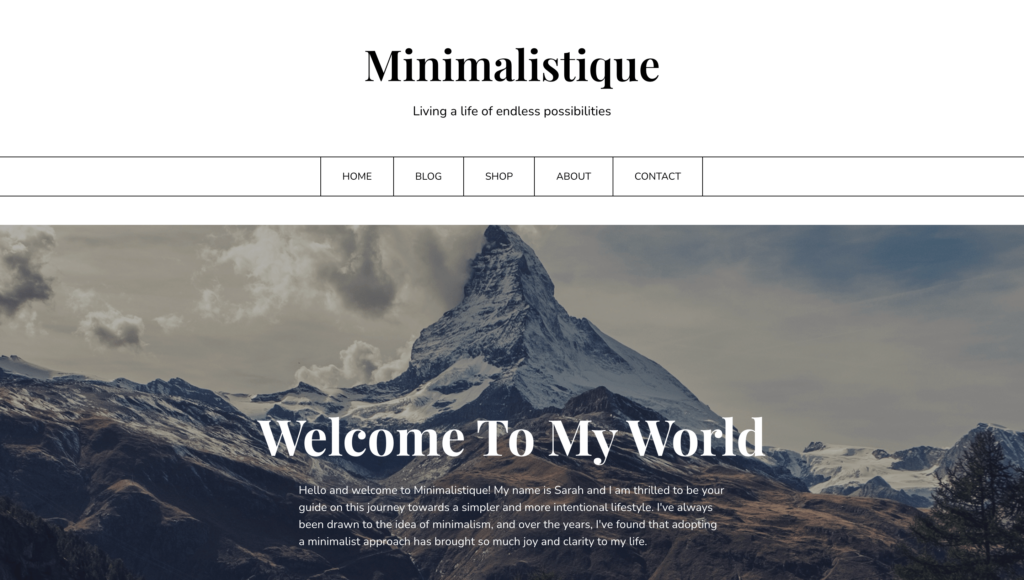 Minimalist Stories - Best Minimal Blog Theme