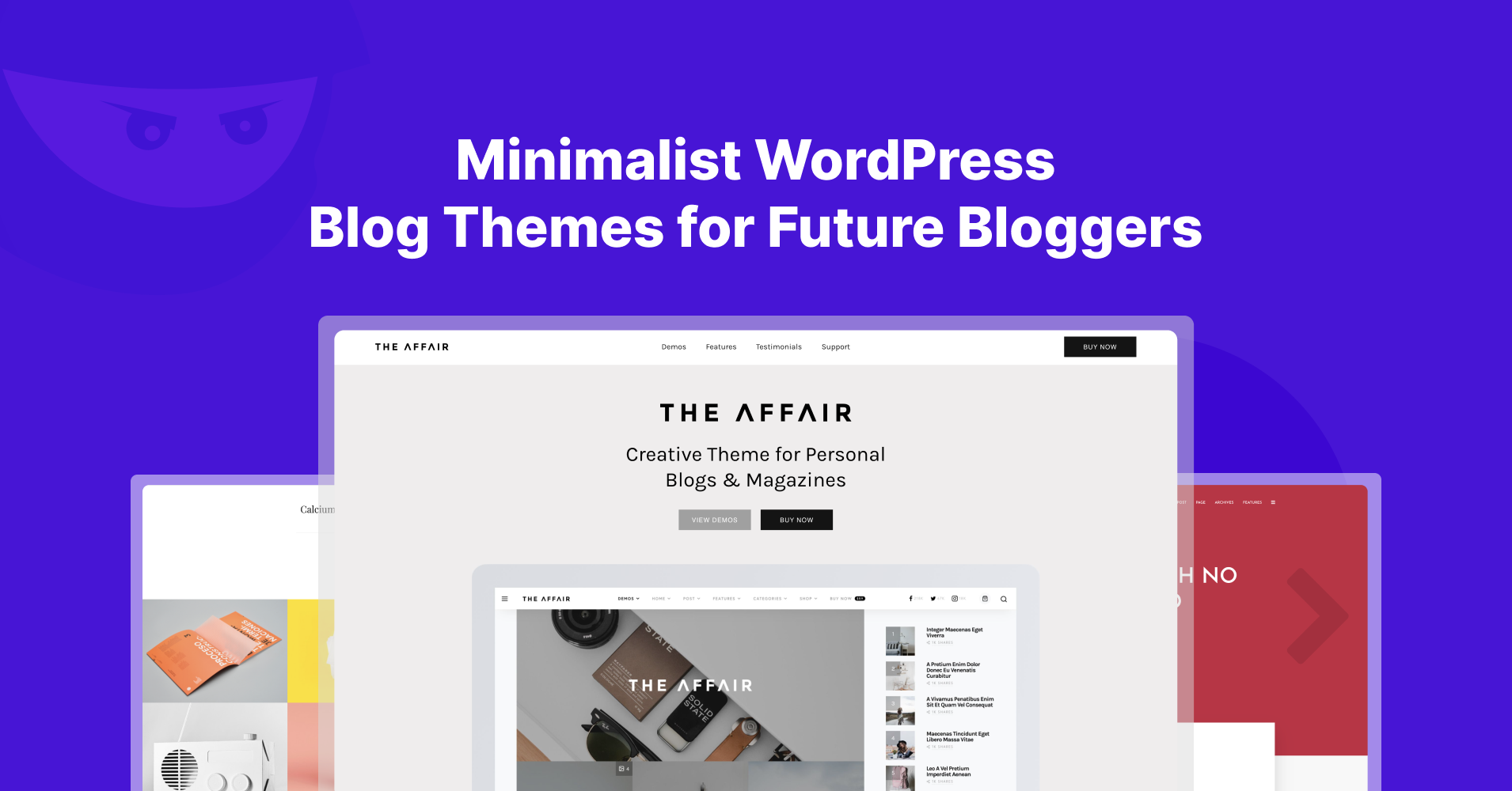 Minimalist WordPress Blog Themes for Future Bloggers