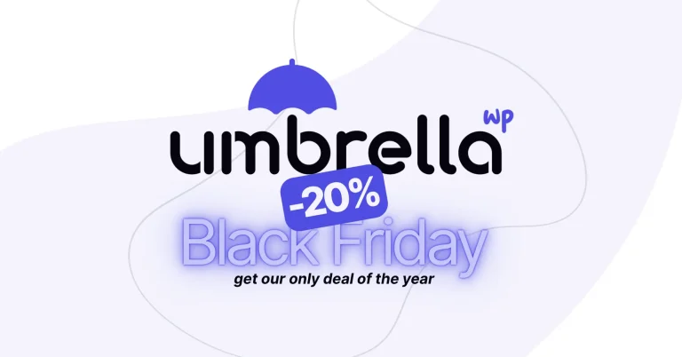 WP Umbrella Black friday deal
