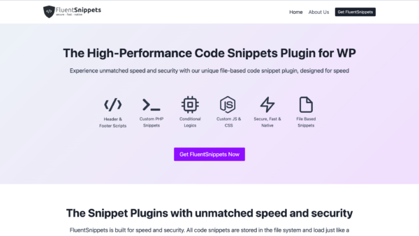 Introducing FluentSnippets: The Most Secure and Performance-Focused WordPress Code Snippets Plugin