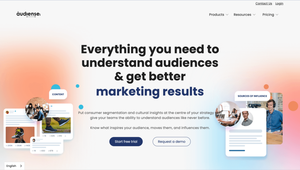 Audiense - Free influencer marketing tool