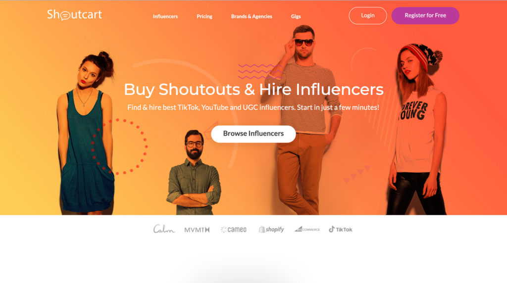 Shoutcart - Free influencer marketing tool