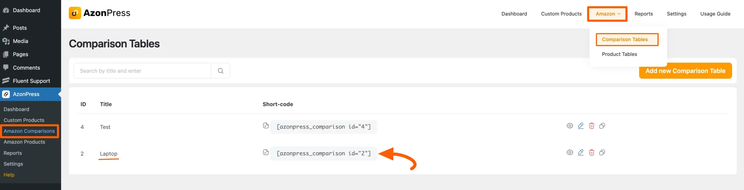 Comparison-Tables-shortcode