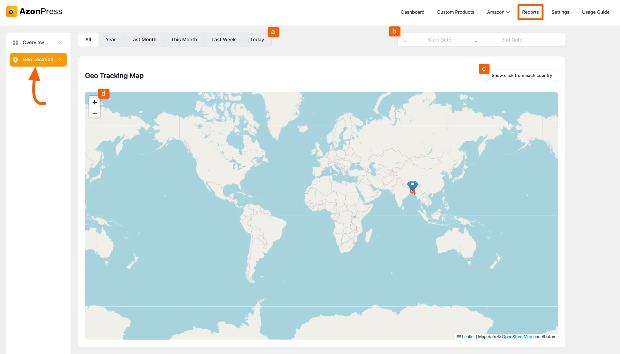 Geo-Tracking-Map-under-Geo-Location-from-AzonPress-dashboard