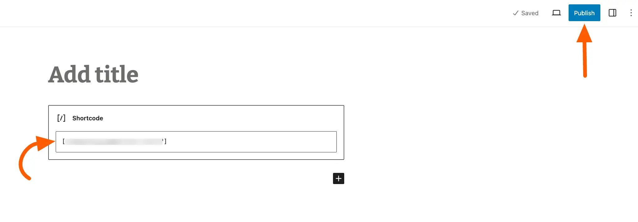 Paste-shortcode-in-a-page