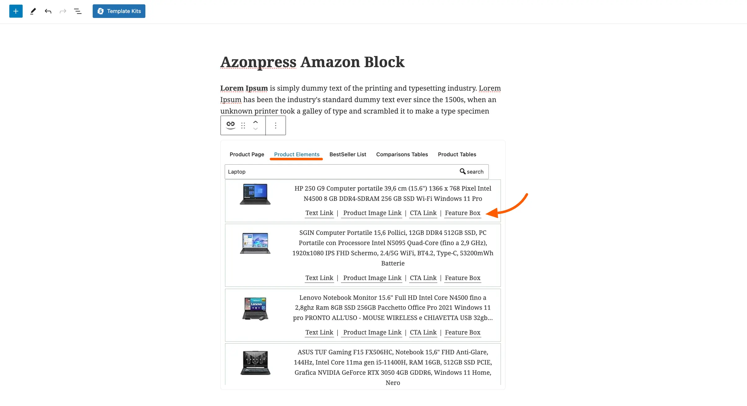 Product-Elements-under-AzonPress-Amazon-Blocks.png