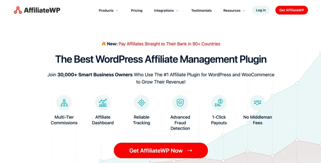 affiliatewp homepage