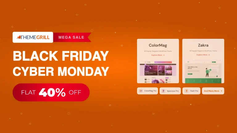 ThemeGrill WordPress Themes Black Friday 2025, Black Friday WordPress SEO 2025