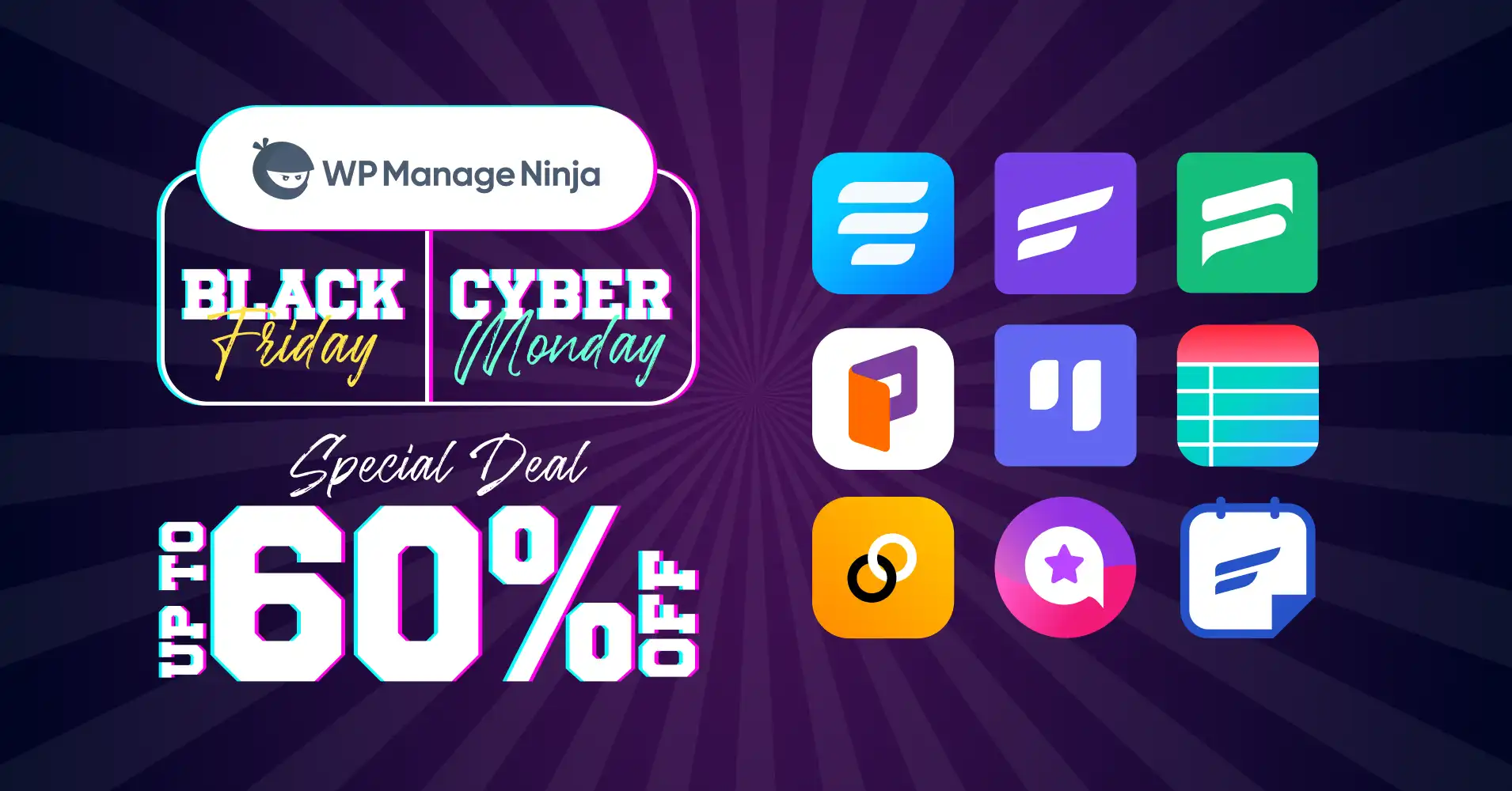 WPManageNinja black friday deal