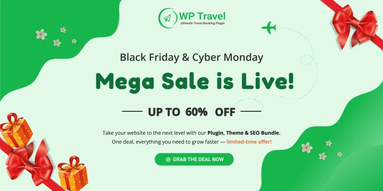 WP Travel Black Friday & Cyber Monday Deals 2025