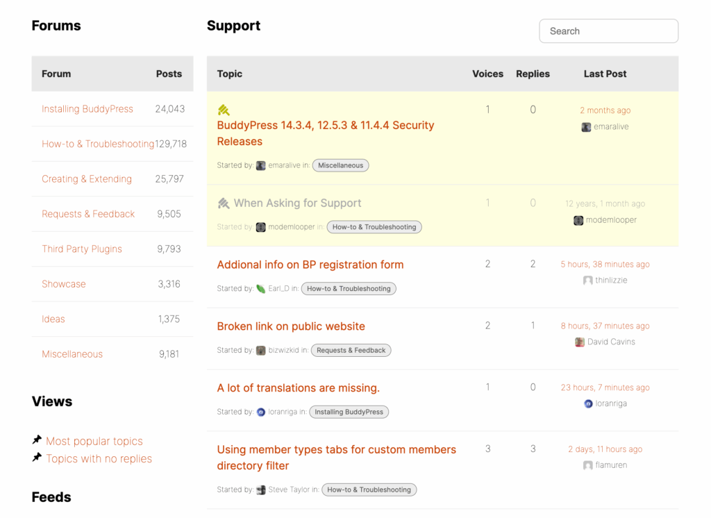 BuddyPress Forum