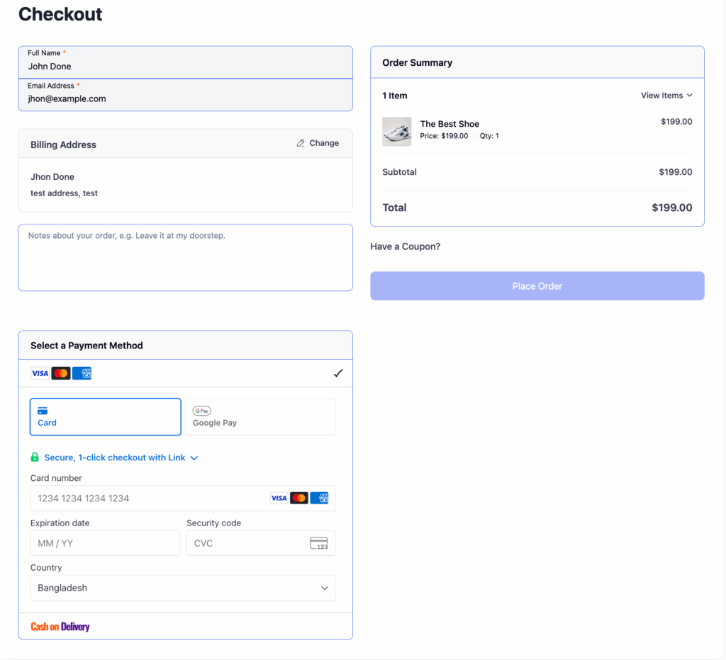 checkout, FluentCart