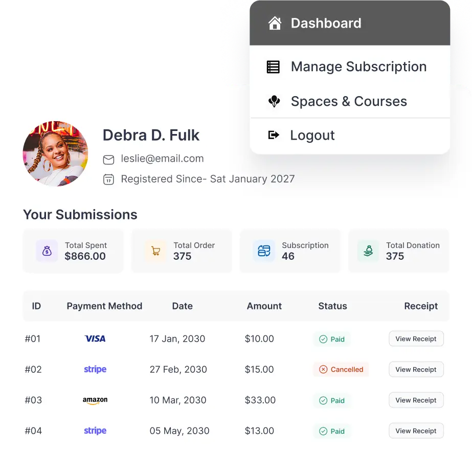 Customer Dashboard