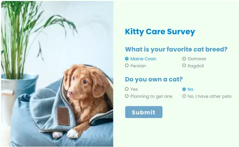 Quiz & Survey Form