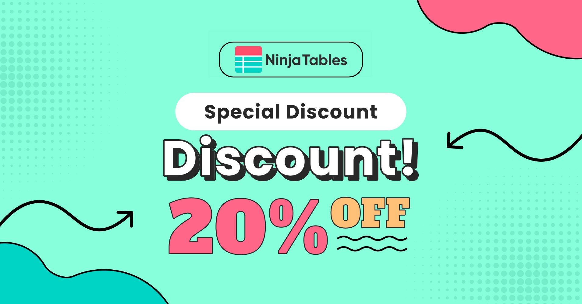 Ninja tables special deal