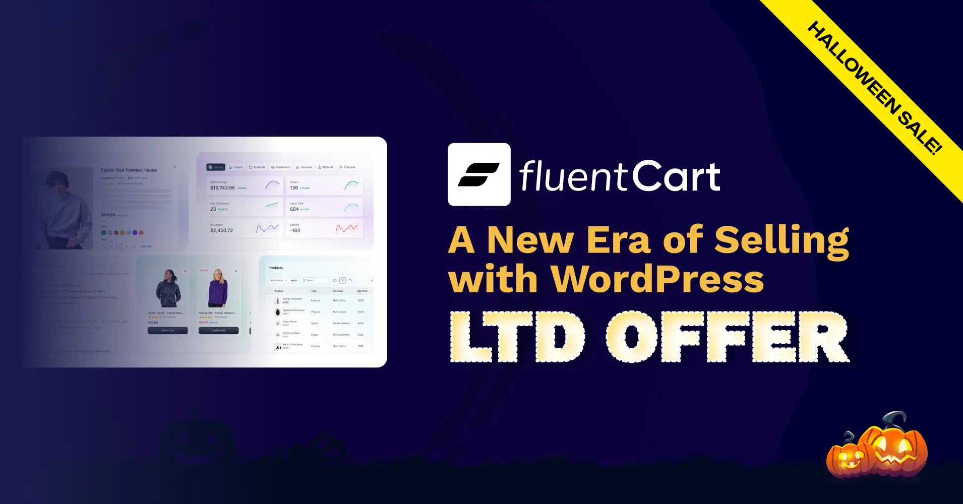 FluentCart halloween deal