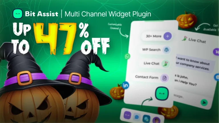 Bit Assist Banner Image for WPManageNinja Halloween Deal