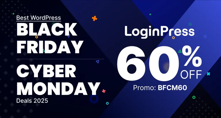 LoginPress WordPress SEO Black Friday 2025, Black Friday WordPress SEO 2025