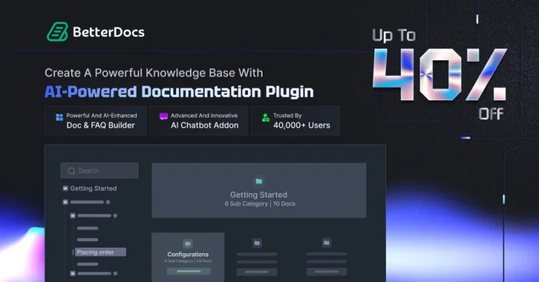 Beter Docs Black Friday WordPress tools 2025, WordPress tools Black Friday 2025