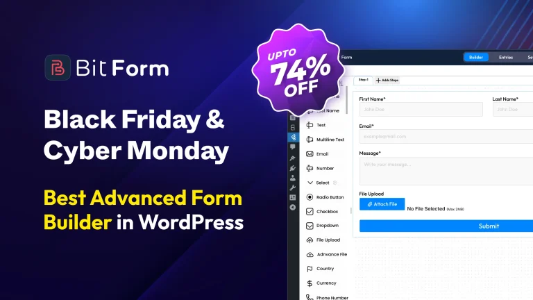 Bit Form Black Friday WordPress deals, WordPress Black Friday deals