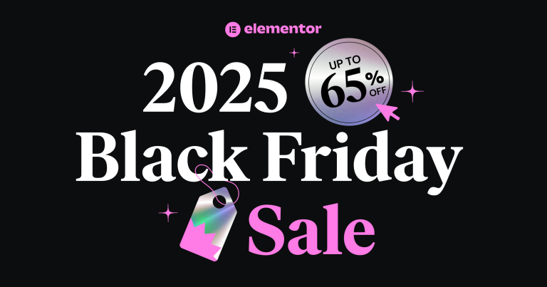 Elementor Black Friday WordPress deals, Black Friday deals 2025