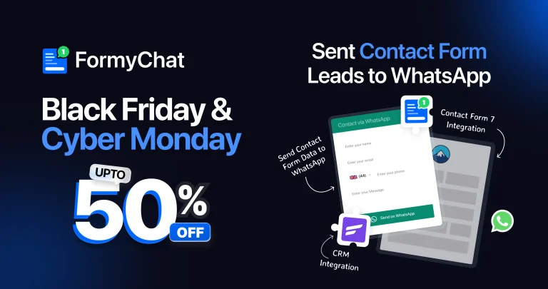 FormyChat is offering Black Friday deals, Best WordPress Black Friday deals
