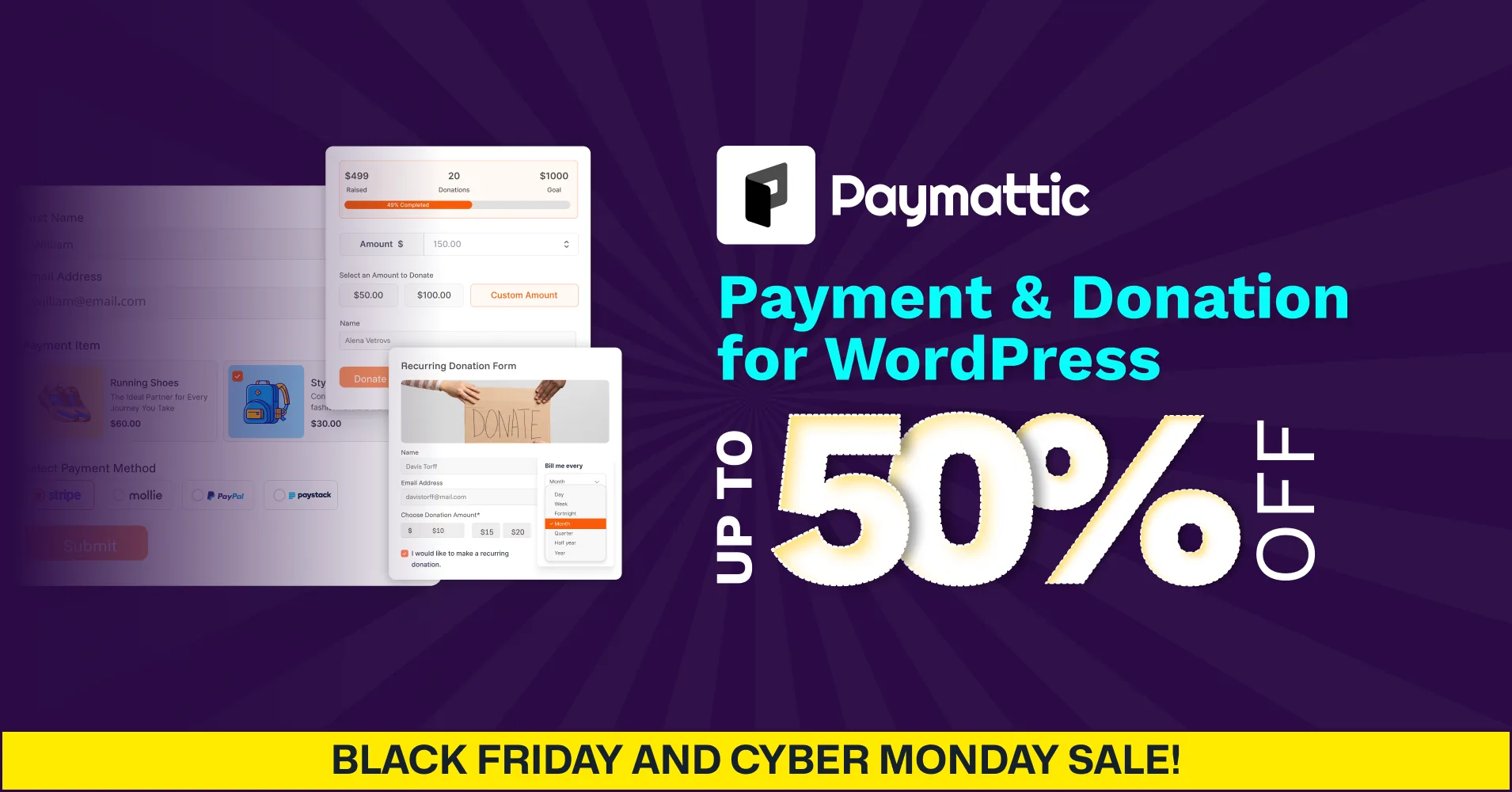 Paymattic wordpress black friday deal 2025