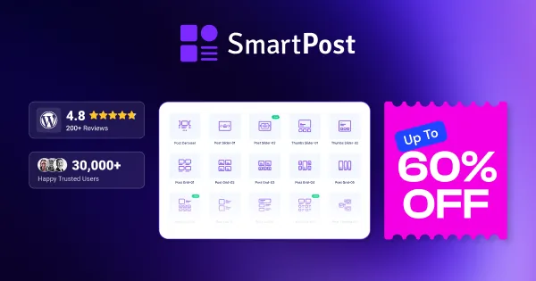 Smart Post Black Friday WordPress deals, Black Friday deals 2025