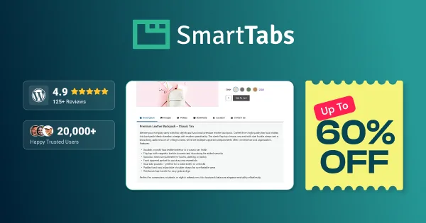 Smart Tabs Black Friday WordPress deals, WordPress Black Friday deals