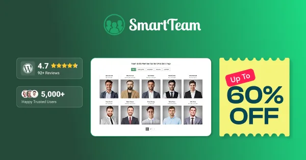 Smart Team Black Friday WordPress deals, Black Friday deals 2025