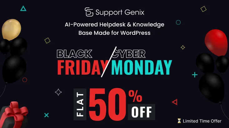 Support Genix Black Friday WordPress tools 2025, WordPress tools Black Friday 2025