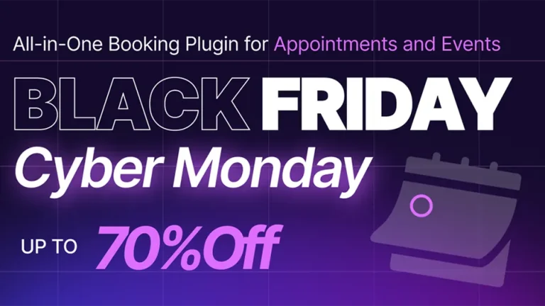 Amelia Black Friday WordPress deals, WordPress Black Friday deals