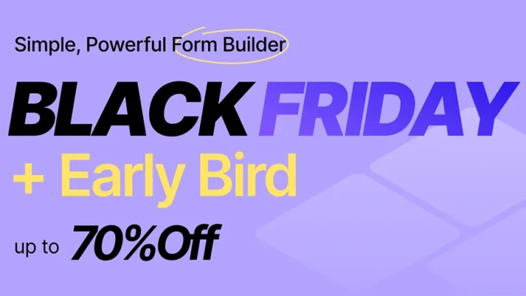 IvyForms WordPress black friday deals 2025, black Friday deals WordPress