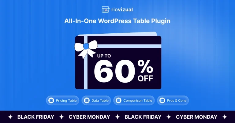 RioVizual Black Friday WordPress deals, Black Friday deals 2025
