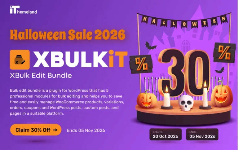 XBulkit Halloween Deal banner