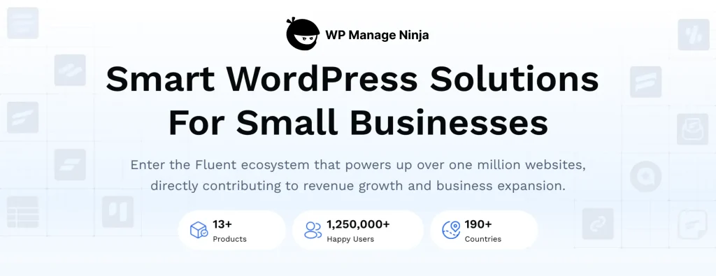 WPManageNinja Ecosystem