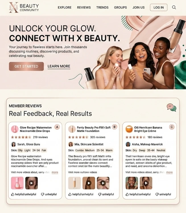 publish a living community proof page