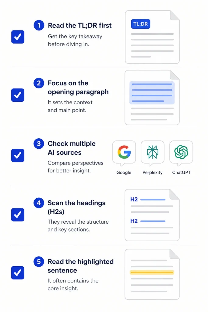 A Starter Checklist to Follow This Week