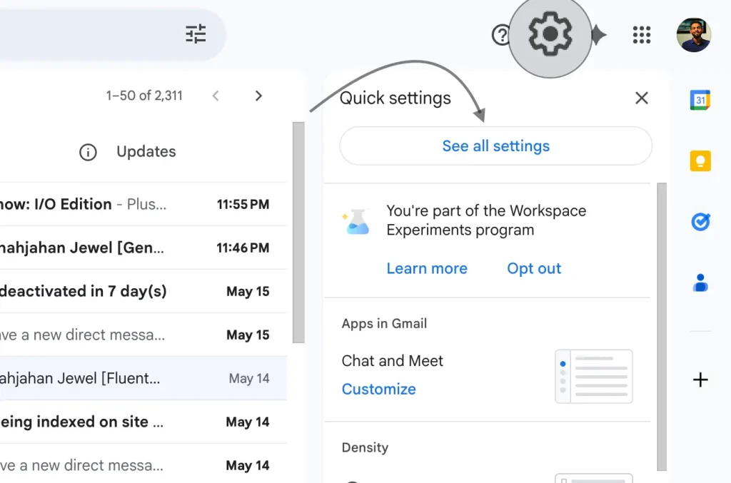Add Gmail Signature - All Settings