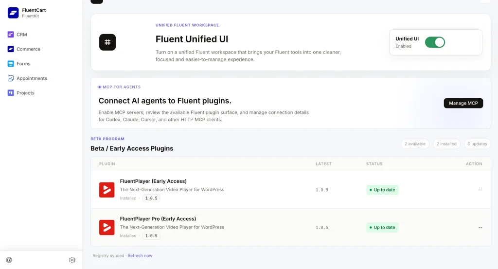 FluentKit Unified Dashboard- One dashboard for all of your Fluent Plugins
