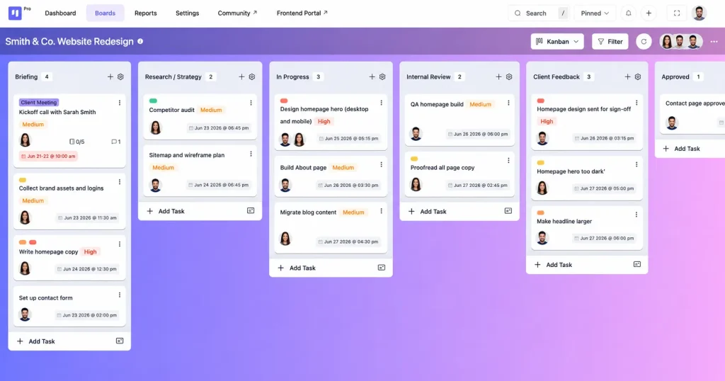 Step 1: Centralize every piece of feedback on one board