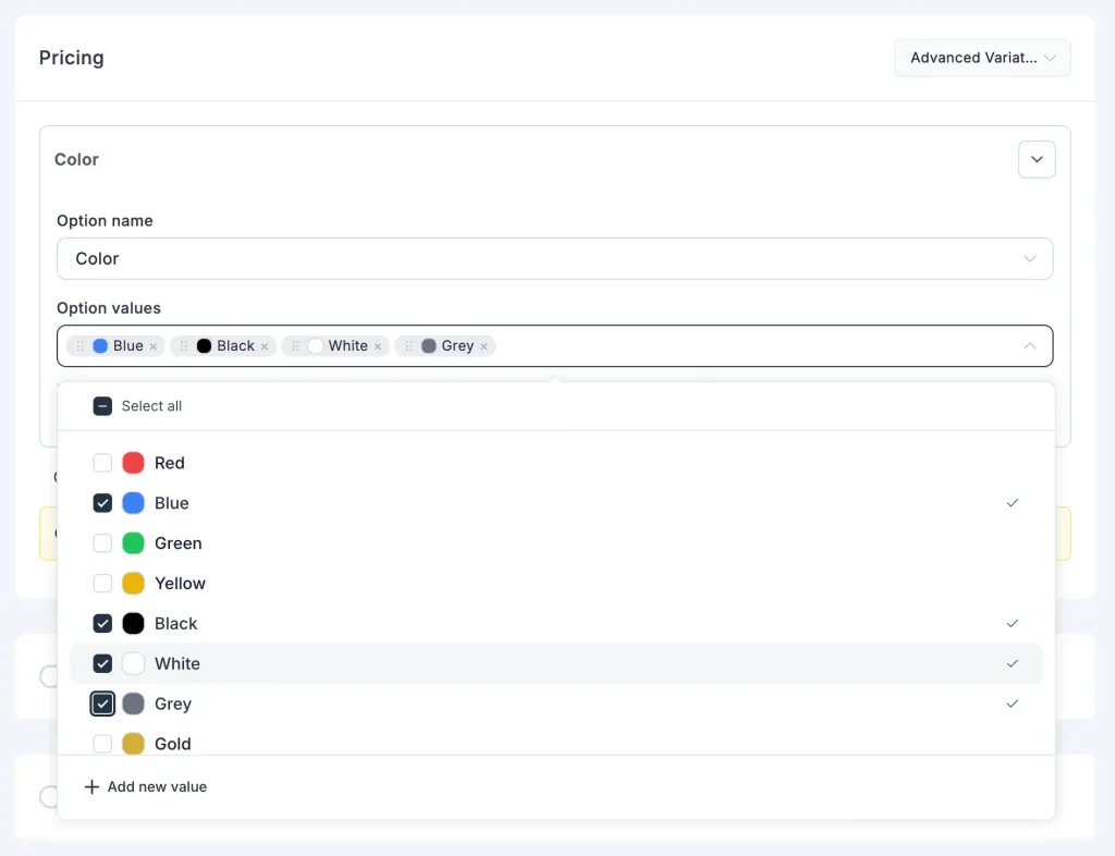 Build the Product Around Those Attributes. Image showing all the attributes